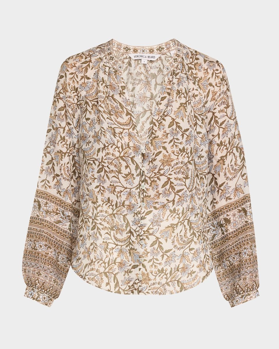 Ailani Printed Long-Sleeve Top